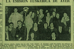 El Dia egunkariko azala, 1930ean. Bertan Basarri agertzen da. El popular Basarri deitzen diote argazki oinean.