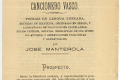 3.4C MANTEROLAREN CANCIONERO VASCO